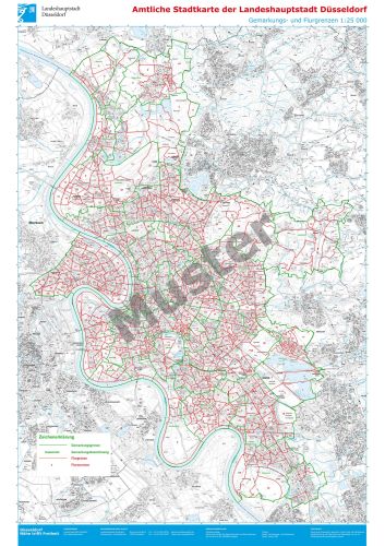 Bild: Gemarkungs- und Flurübersichtskarte